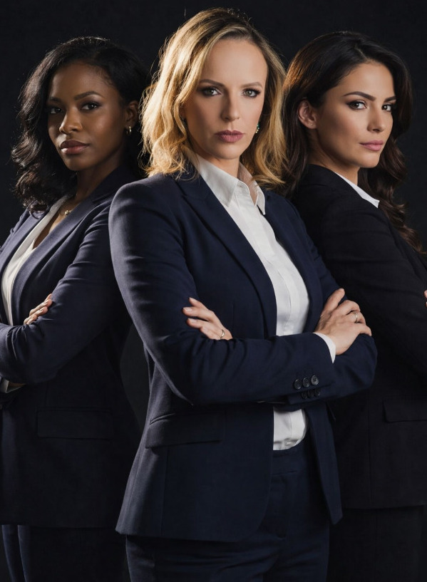 Mulheres confiantes e seguras